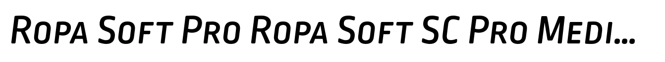 Ropa Soft Pro Ropa Soft SC Pro Medium Italic